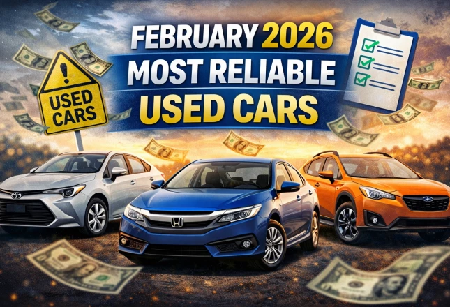 Most Reliable USED cars for 2026! image